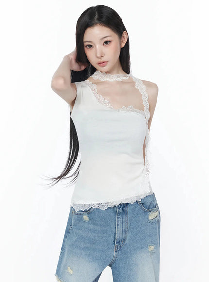 lace-trim-asymmetric-tank-top-iu512