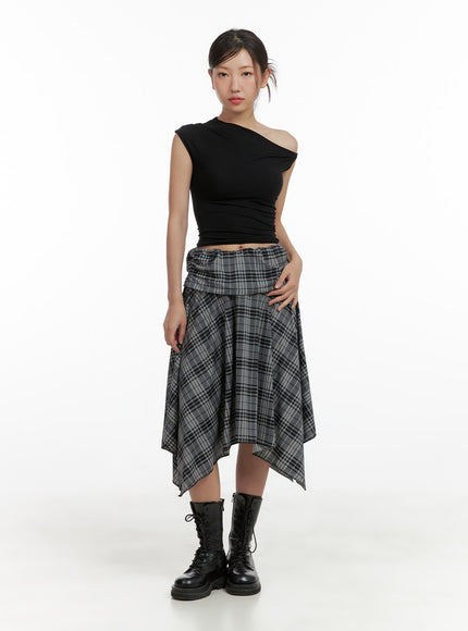 plaid-chic-midi-skirt-cl418