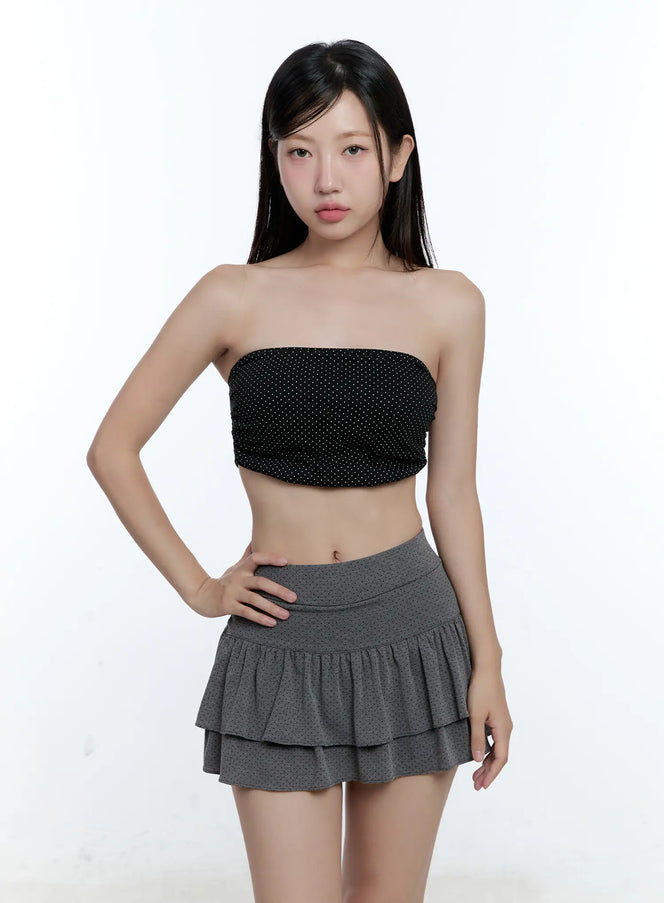 polka-dot-shirred-tube-top-cu527