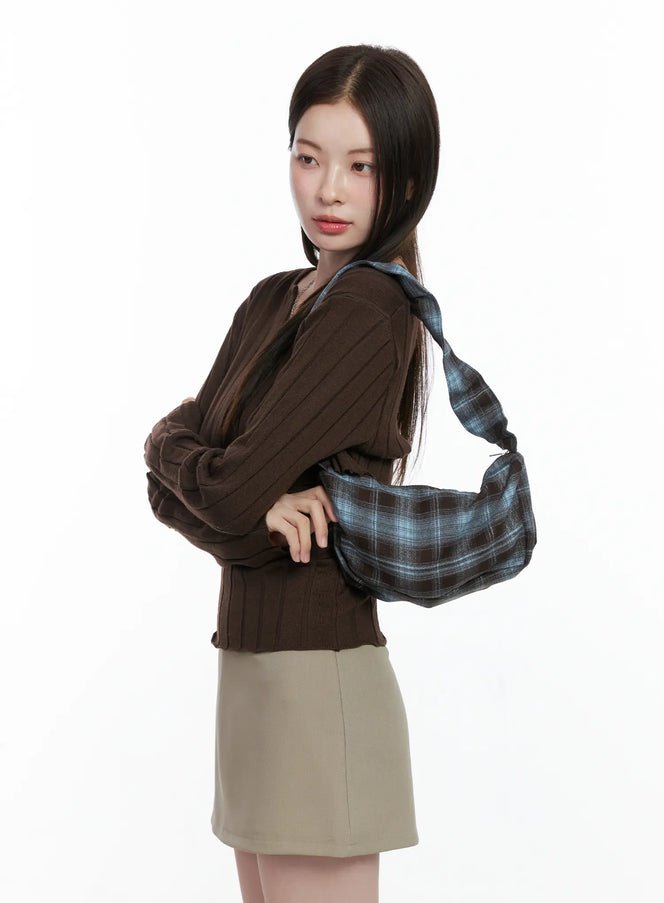 plaid-mini-shoulder-bag-co506