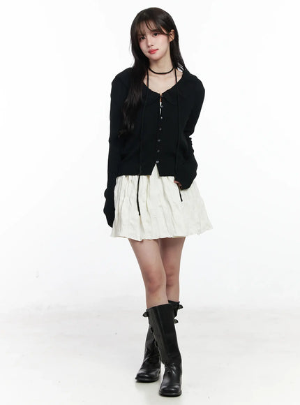 frilled-v-neck-cardigan-ij529