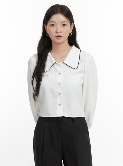 fluttering-frill-buttoned-blouse-os423