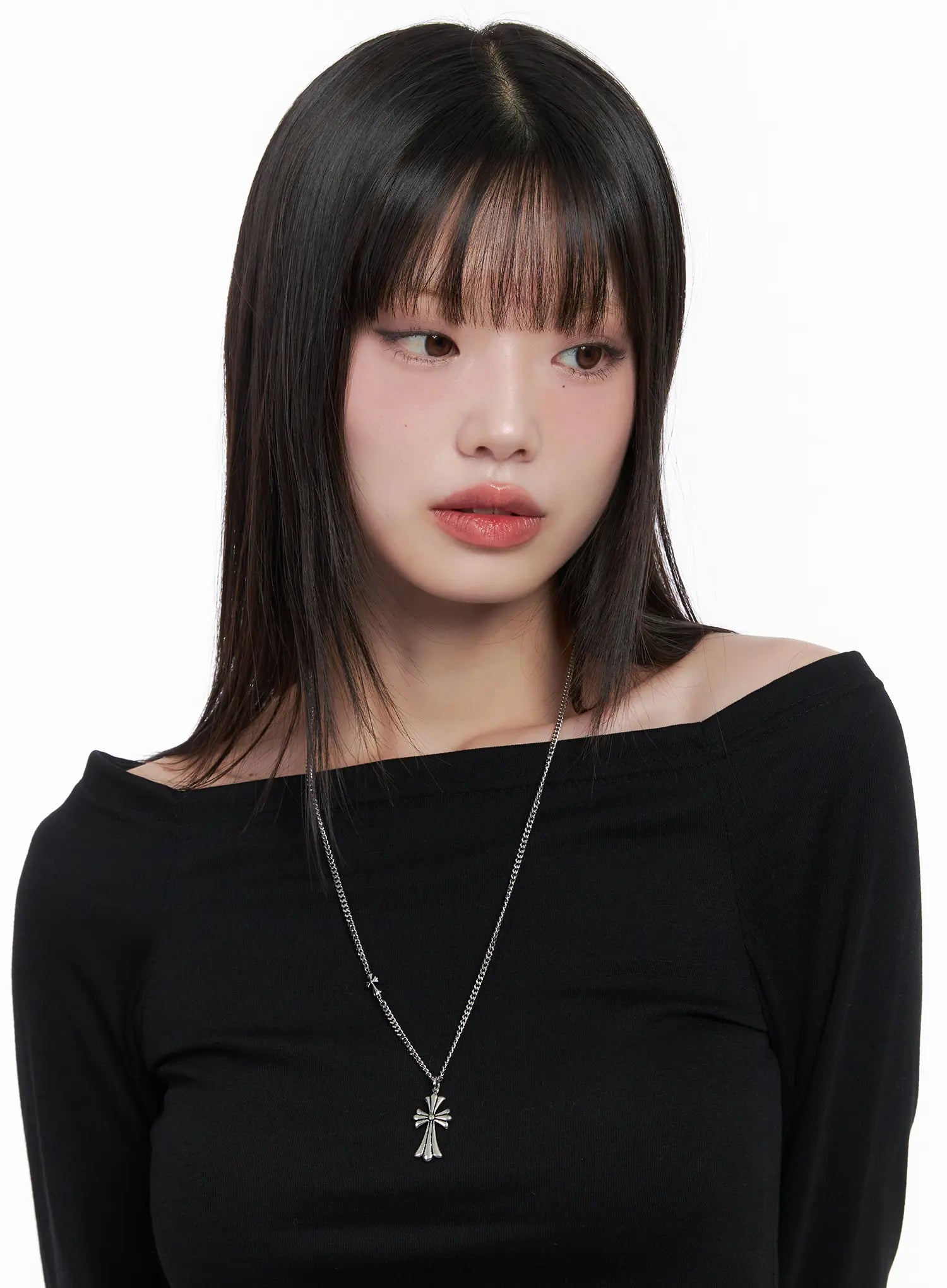gothic-pendant-long-chain-necklace-cn511