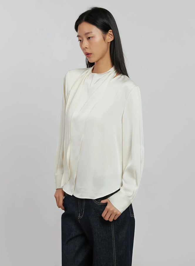 flowy-neck-tie-blouse-ij509