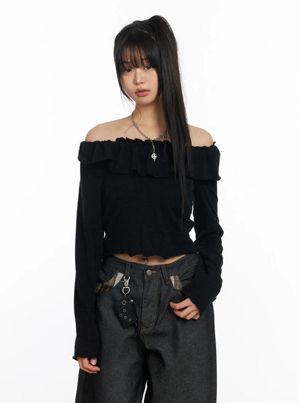 off-shoulder-frill-long-sleeve-top-cf506-1