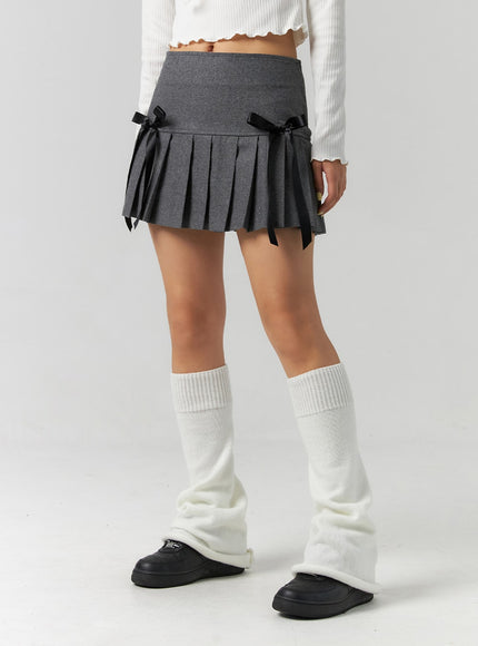 ribbon-pleated-mini-skirt-cs320