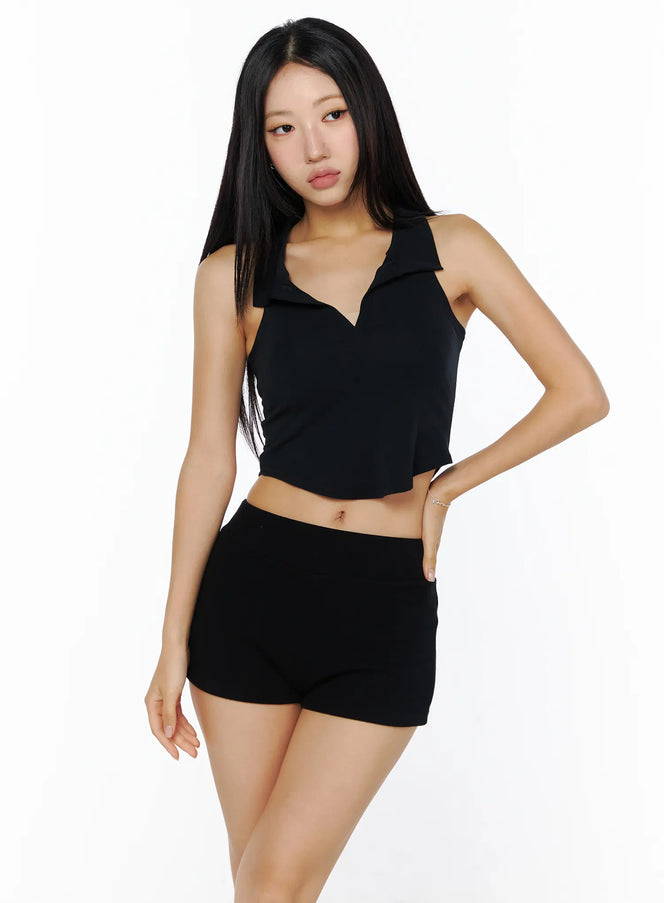 v-neck-collar-sleeveless-top-cu515
