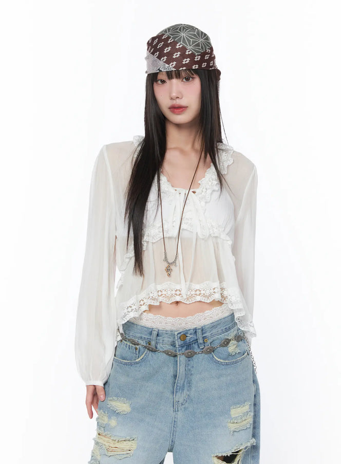 sheer-lace-v-neck-ruffle-blouse-ca528