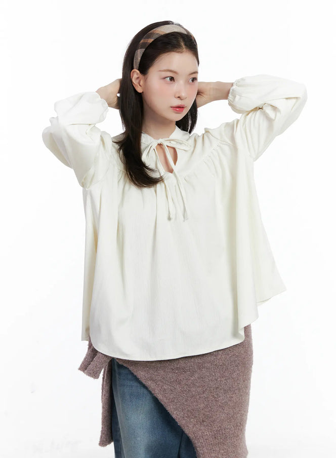 oversized-ribbon-blouse-cn519