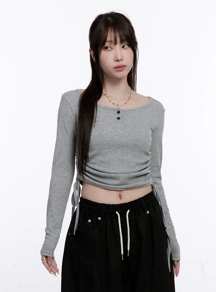 shirred-long-sleeve-crop-top-co501