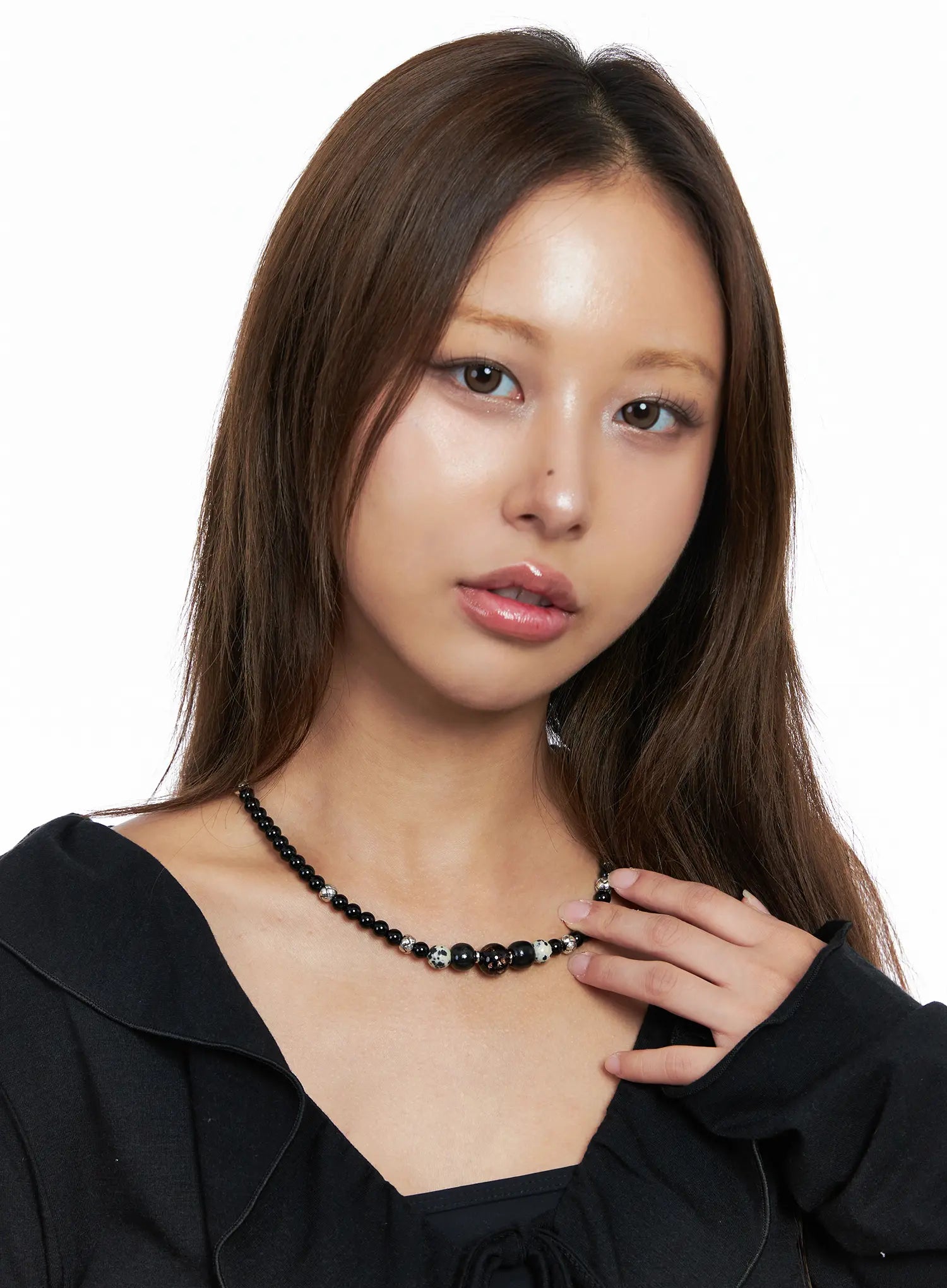 faux-gem-choker-necklace-co513