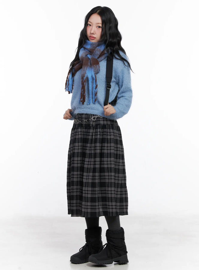 plaid-flare-maxi-skirt-cn514