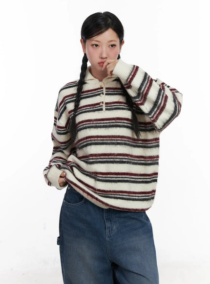 striped-knit-collar-sweater-cd501