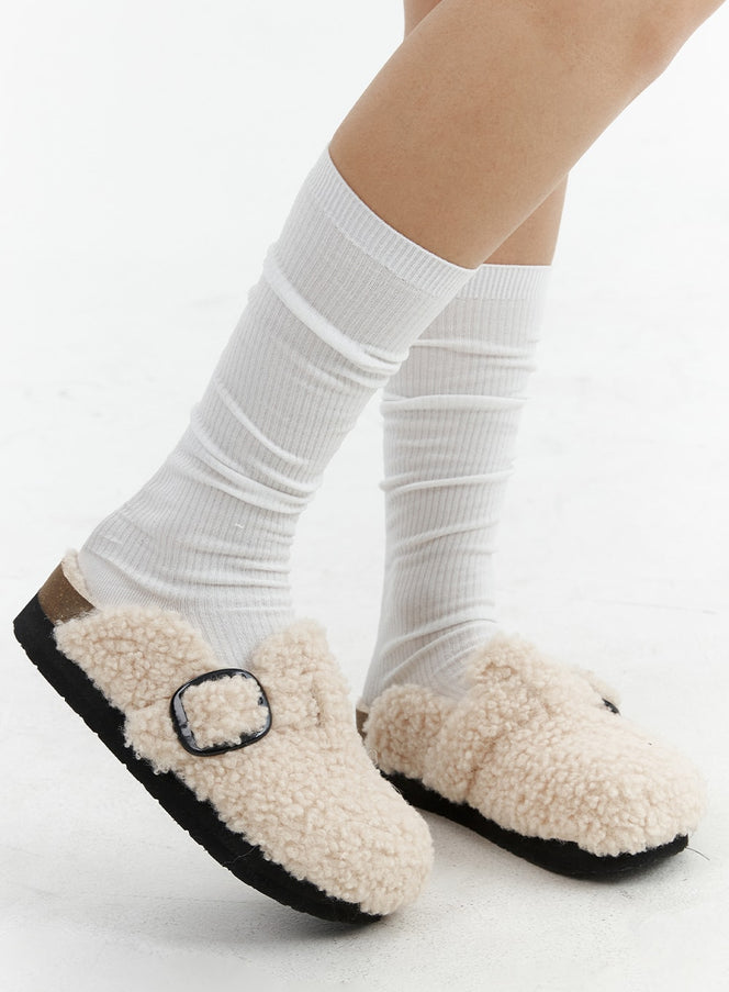 faux-shearling-buckle-clogs-cj424