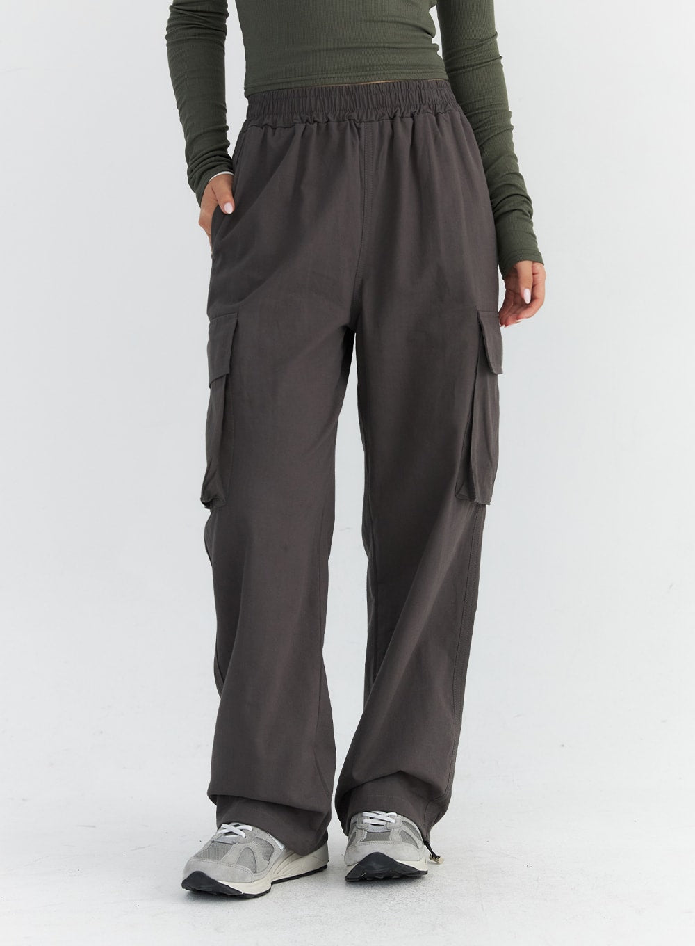 تسوق (Army Green)Hip Hop Joggers Cargo Pants Black Pocket Multi-Pocket  Track Pants Male Trousers Streetwear Casual Elastic Waist Cargo Pants ACU  اونلاين | جوميا مصر