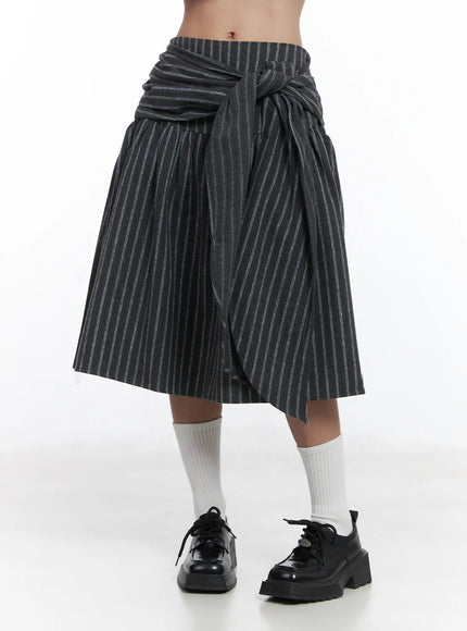 stripe-wrap-midi-skirt-cd529