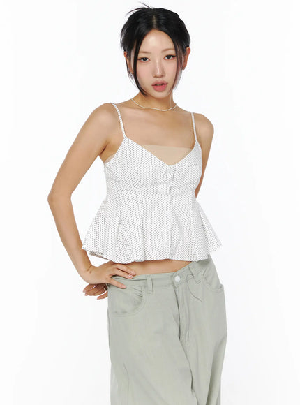polka-dot-button-up-camisole-cu515