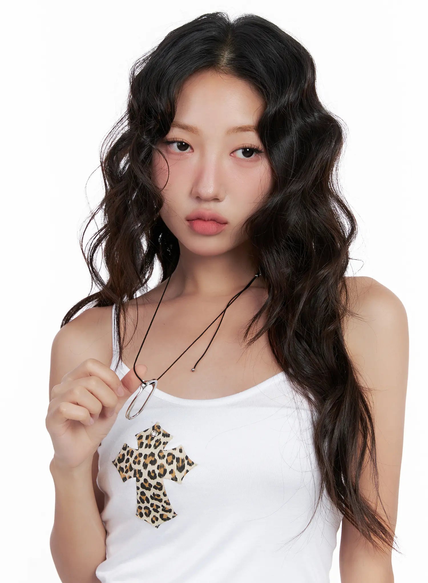 statement-oval-ring-necklace-cl522