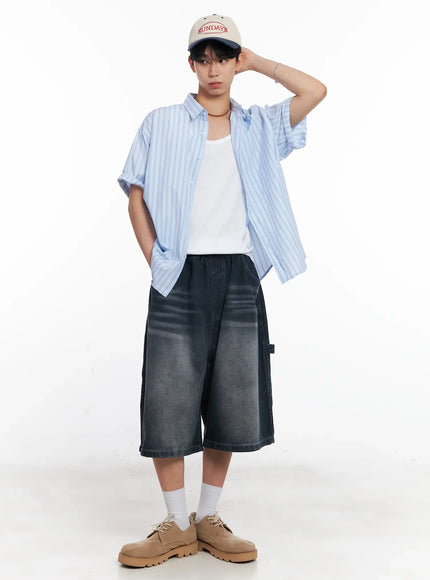 mens-striped-button-up-shirt-il504