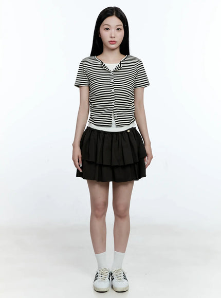 striped-layered-cardigan-cg513