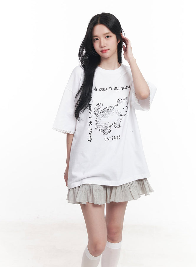 lace-graphic-oversize-t-shirt-cy526