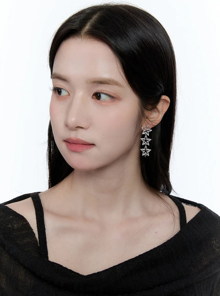 triple-star-cubic-earrings-cc0608