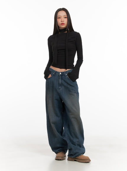 clara-oversize-cotton-denim-baggy-pants-cd409