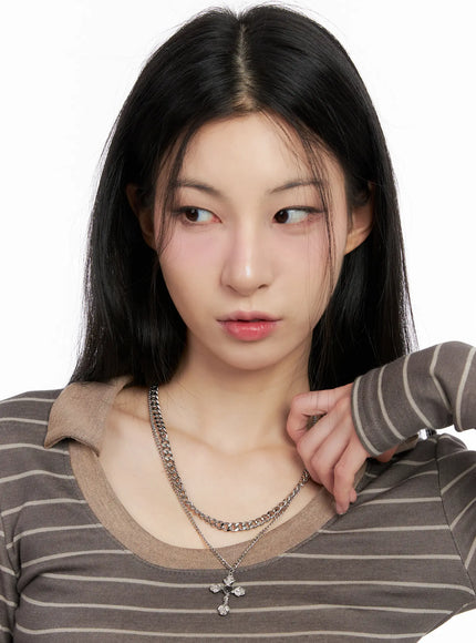 layered-rose-heart-cross-pendant-necklace-cg526