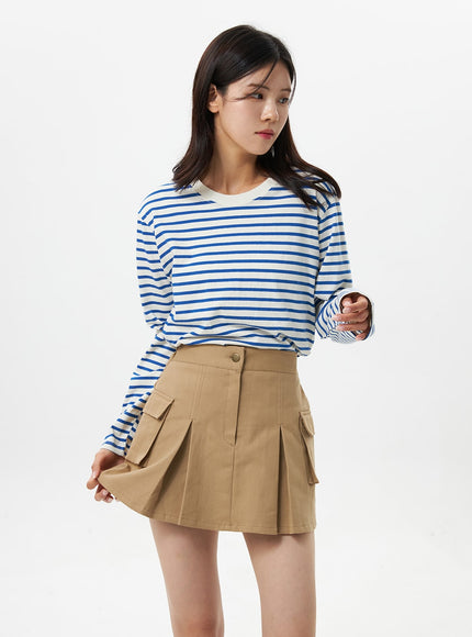 pintuck-cargo-mini-skirt-os319