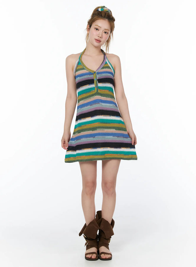 striped-halter-knit-mini-dress-cy506