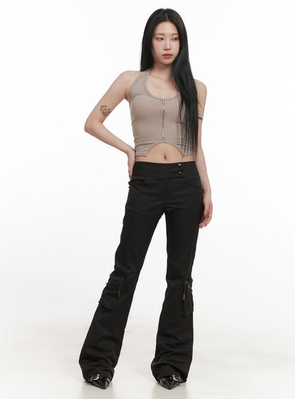 zip-up-halter-neck-crop-top-cj516