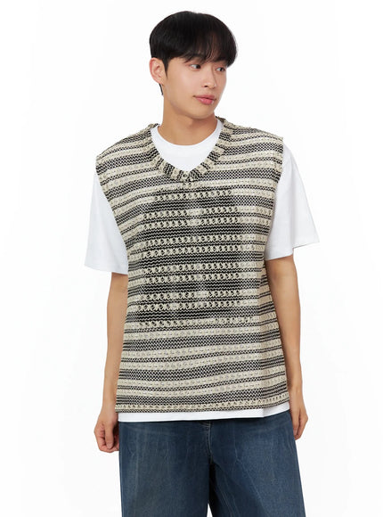 mens-striped-knit-v-neck-vest-il516