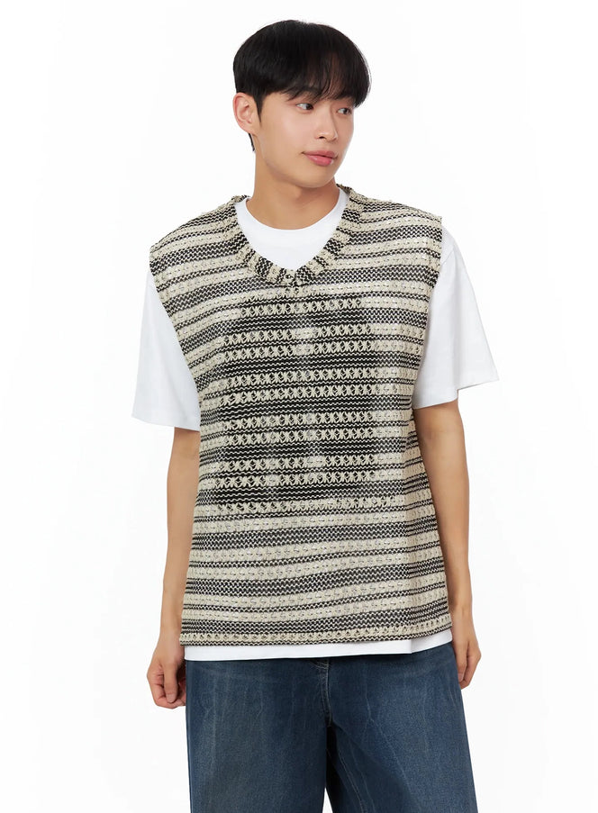 mens-striped-knit-v-neck-vest-il516