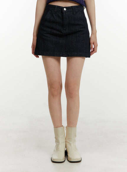 solid-denim-mini-skirt-oy409