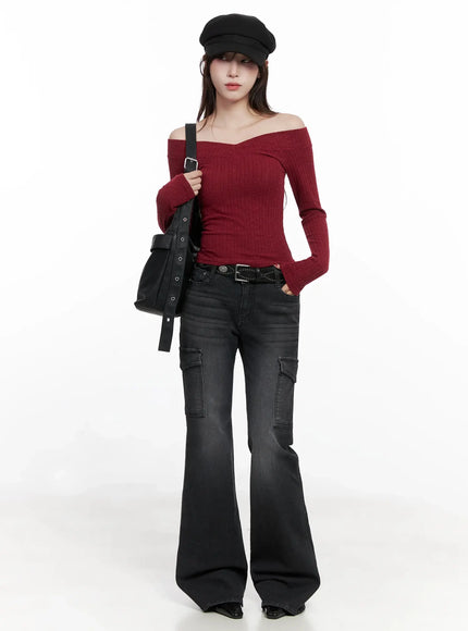 off-shoulder-v-neck-top-in503