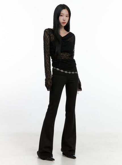 solid-slim-fit-suede-pants-cn408