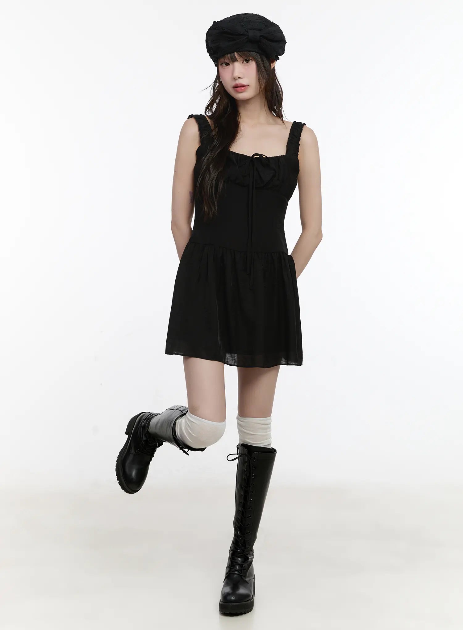 casual-babydoll-mini-dress-cl507