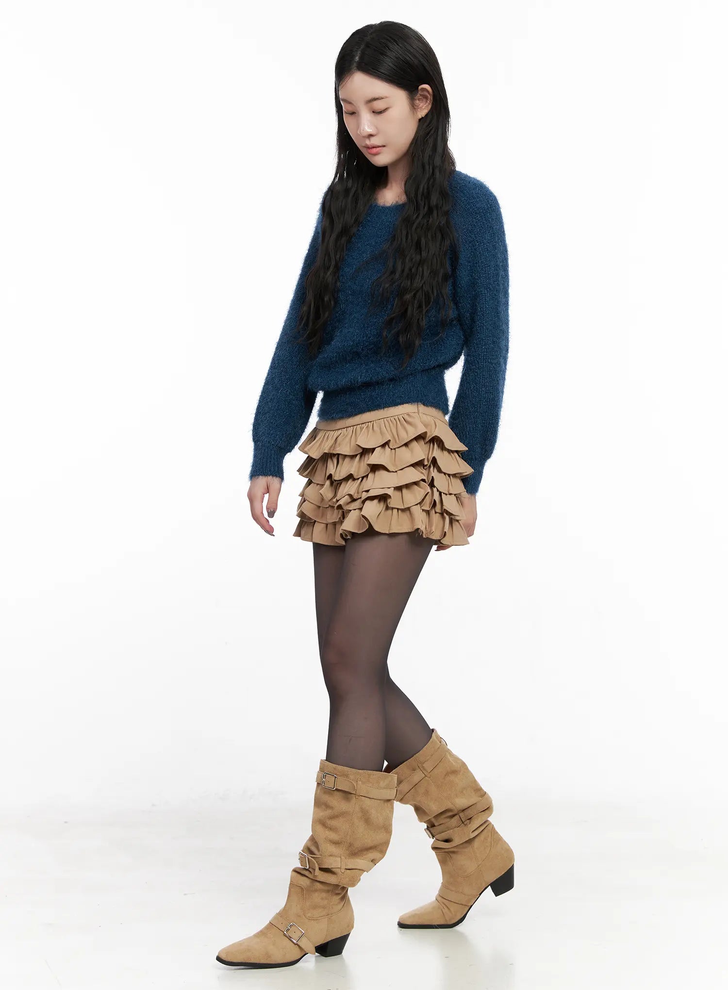 tiered-ruffle-mini-skirt-cn512