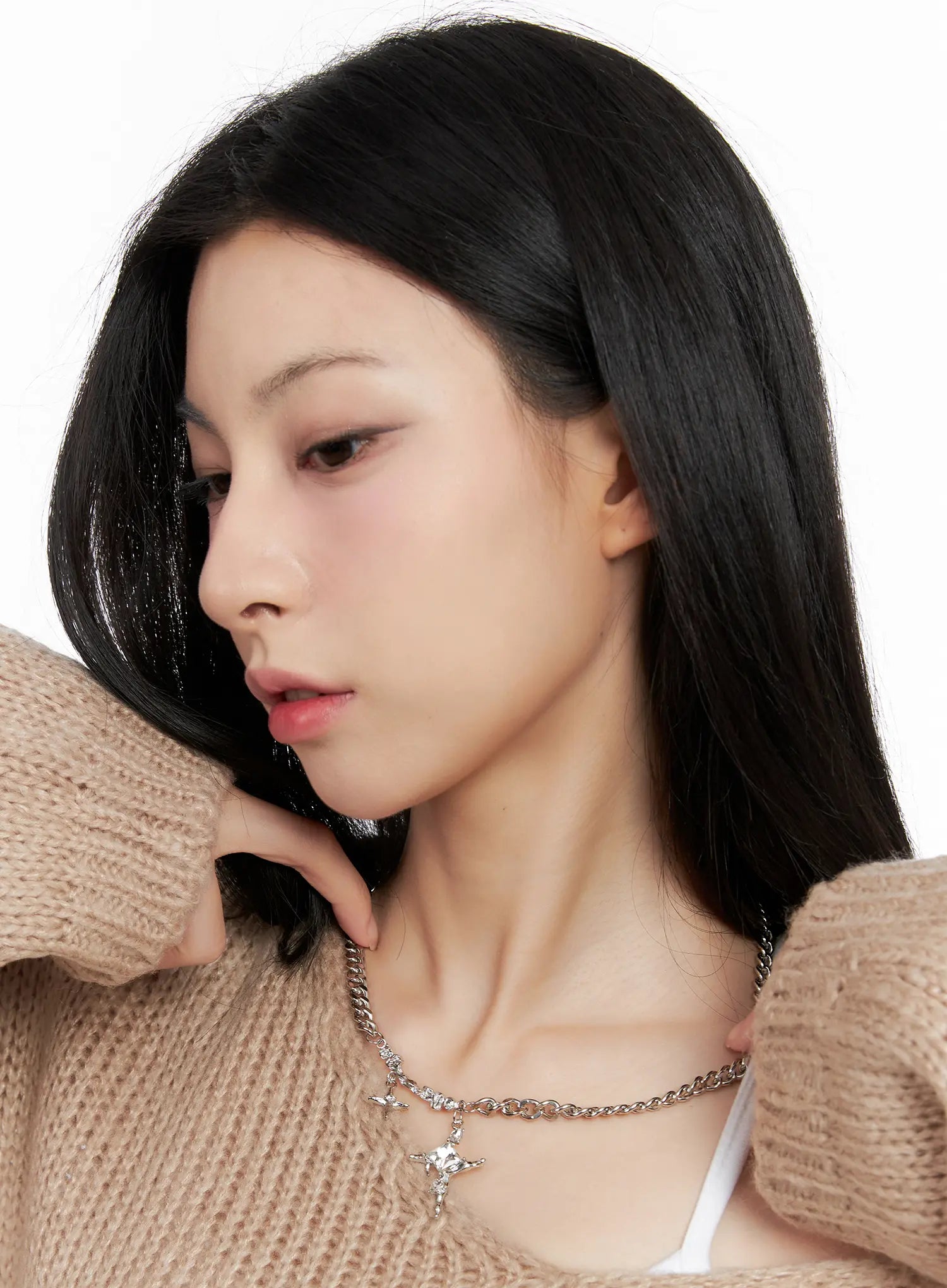 twin-star-chain-necklace-cg526