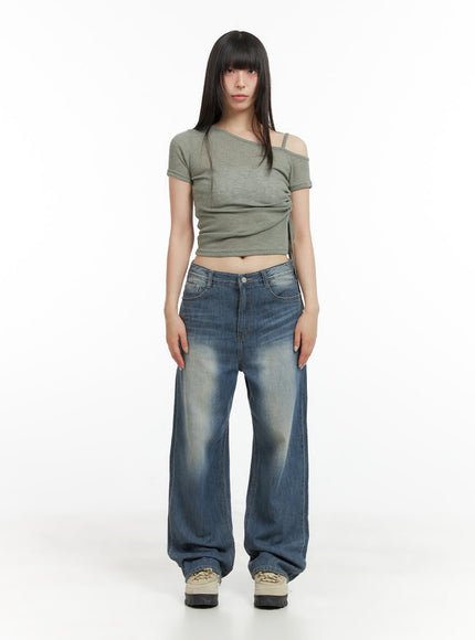 shirred-unbalanced-crop-top-cl422