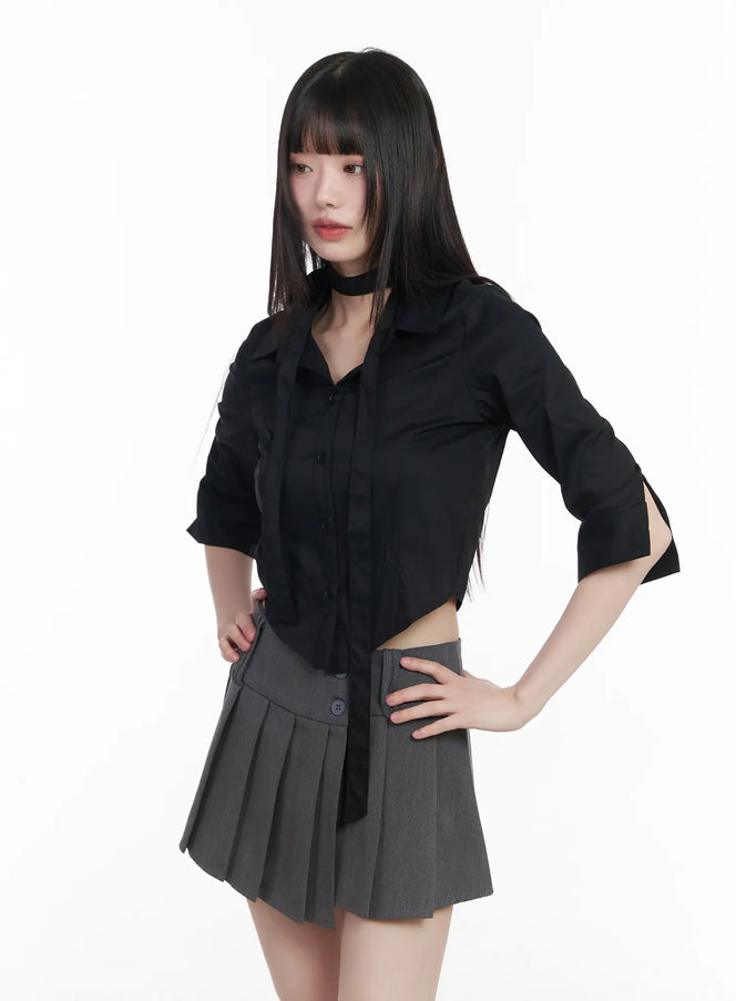 chic-cropped-blouse-scarf-set-cm525