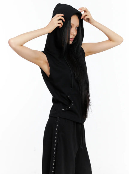 eyelet-hooded-vest-zip-up-cl529