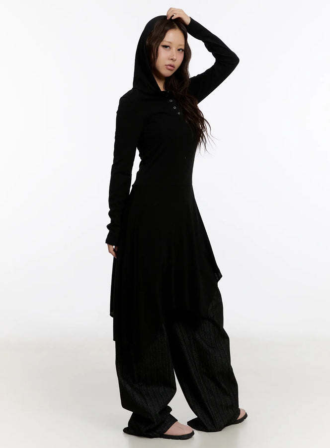 fleece-lined-hooded-flare-mini-dress-cn527