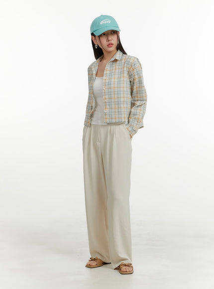 pintuck-solid-wide-fit-trousers-oy413