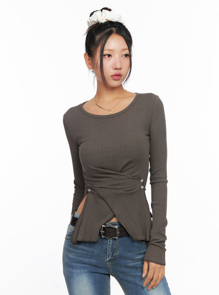 ribbed-u-neck-button-detail-long-sleeve-top-co514