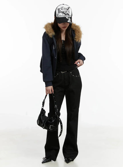 faux-fur-trim-zip-up-hoodie-id525