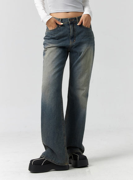 vintage-wash-bootcut-jeans-cs305