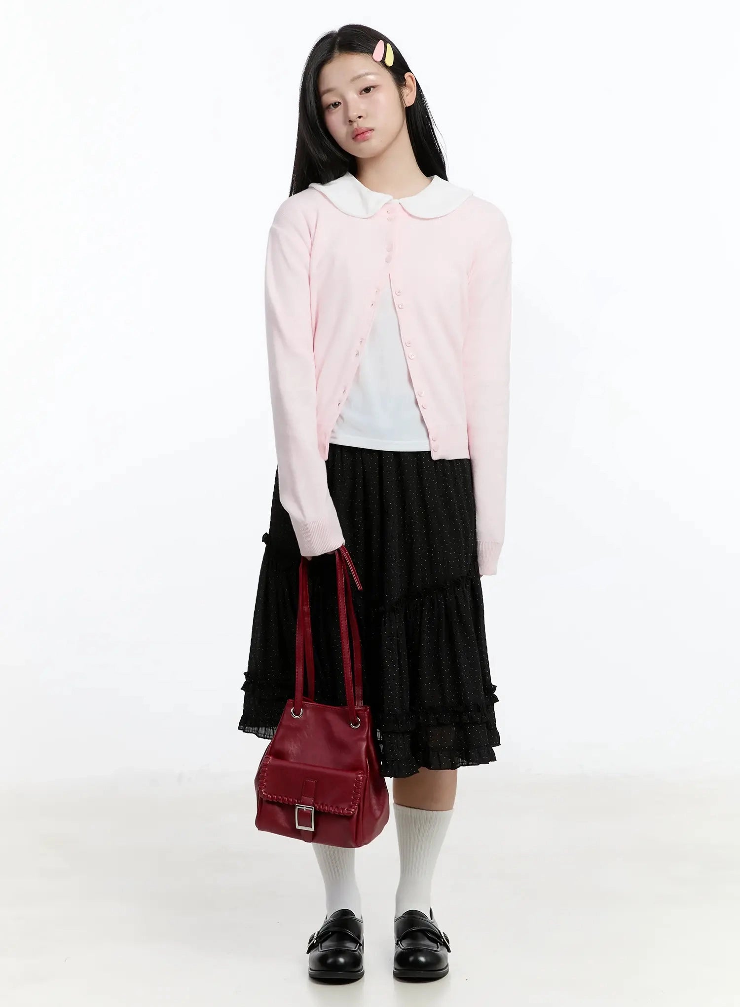 polka-dot-ruffle-hem-midi-skirt-im513