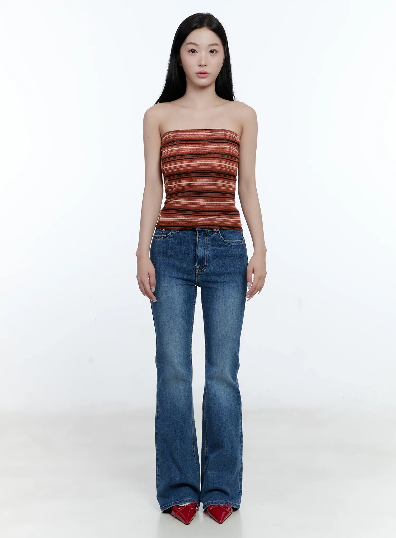 striped-knit-tube-top-cg501