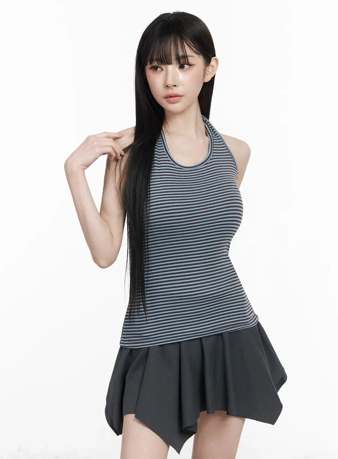 striped-halter-neck-tank-top-iy511
